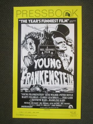 Young Frankenstein - 1974 Pressbook - Gene Wilder - Mel Brooks