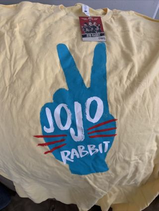 Jojo Rabbit Movie Promo Shirt Xl Yellow