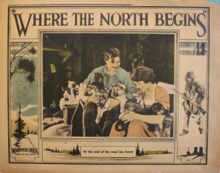 Where The North Begins (1923) German Shepherd Puppy Dog Canadian Yukon Husky