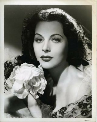 Hedy Lamarr Breathtaking Mgm Studio Glamour Portrait 1945 8x10 Photo