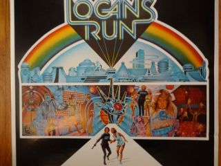 Movie Poster Logans Run 1976 35 x 23 3