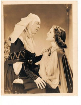 Romeo And Juliet (1936) Norma Shearer / Edna Mae Oliver Orig Mgm Portrait Photo