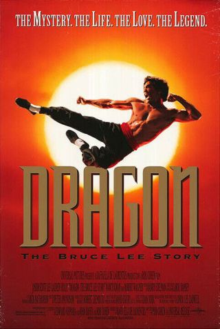 Dragon: The Bruce Lee Story (1993 Movie Poster - Single - Sided - Rolled