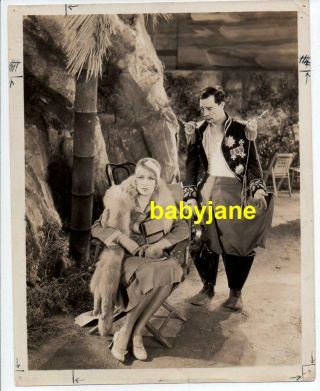Buster Keaton Anita Page 8x10 Photo 1930 And Easy