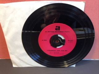 Cornbread,  Earl And Me 1975 Blaxploitation Movie Radio Spots 7 " 45 Rpm Record