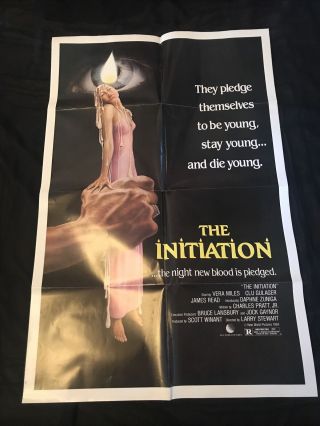 The Initiation (1984) Movie Poster