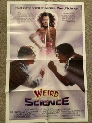 Weird Science 1985 One Sheet Movie Poster 27x41 80s Classic John Hughes