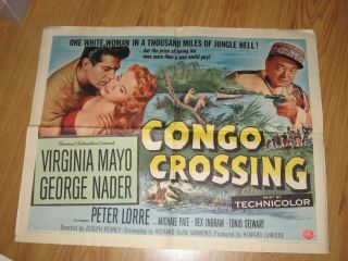 Congo Crossing 1/2sh Movie Poster