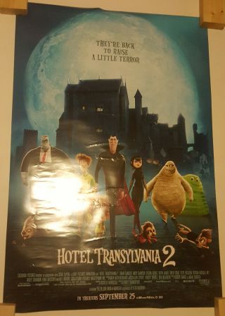 Hotel Transylvania 2 - 2015 Movie Theater Poster Double Sided 27 