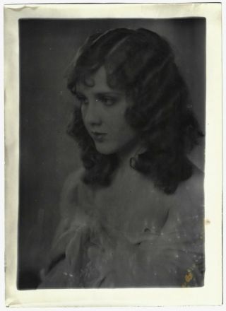 Vintage Circa 1920s Film Sweetheart Mary Brian Unseen Charles Sheldon Photograph