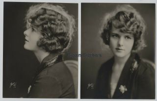Vintage 1920s Hollywood Silent Film Actress Marjorie Daw Dbw Photos By Hoover (2