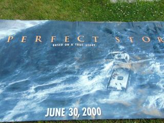 Movie Banner The Perfect Storm 2000 George Clooney Ocean Fishing Tragedy 10 