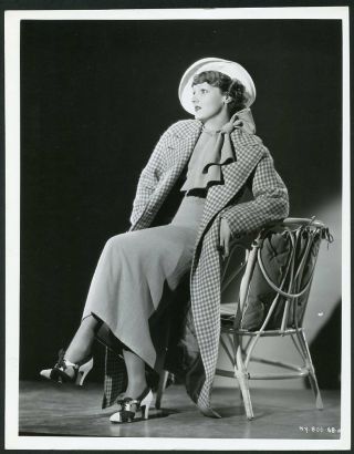 Lola Lane In Stylish Fashion Portrait Vtg 1935 Rko Photo By Bachrach