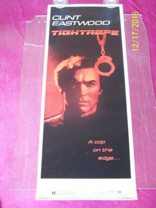 Tightrope 14x36 Rolled 1984 Insert Movie Poster Clint Eastwood