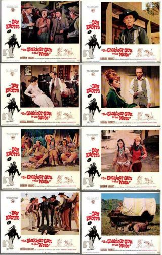 8 Lobby Cards 1968 Walt Disney The Shakiest Gun In The West