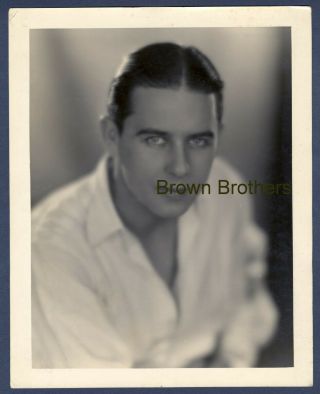 1920s Star Ben Lyon Hollywood Oversized Dbw Photo By Edwin Bower Hesser