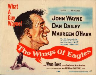 The Wings Of Eagles Lobby Card 7 1957 John Wayne Maureen O 