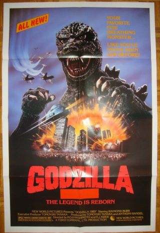 Godzilla 1985: The Legend Is Reborn - K.  Hashimoto & Kizer - Sci - Fi - Os (27x41 Inch)