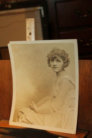 Antique Signed Celebrity 8x10 Photo Martha Mansfield 1918 Ziegfeld Follies Girl