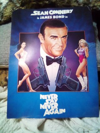 007 NEVER SAY NEVER AGAIN critics Movie Program NM.  not given to public.  rare 2
