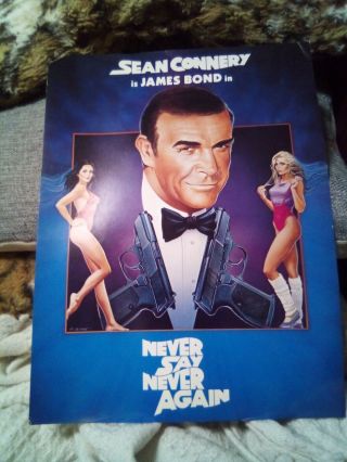007 NEVER SAY NEVER AGAIN critics Movie Program NM.  not given to public.  rare 3