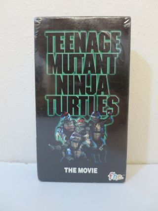 1990 Factory TMNT Teenage Mutant Ninja Turtles VHS Tape THE MOVIE f.  h.  e. 2