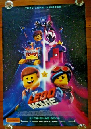 The Lego Movie 2 2019 Roadshow Australia Advance One Sheet Movie Poster