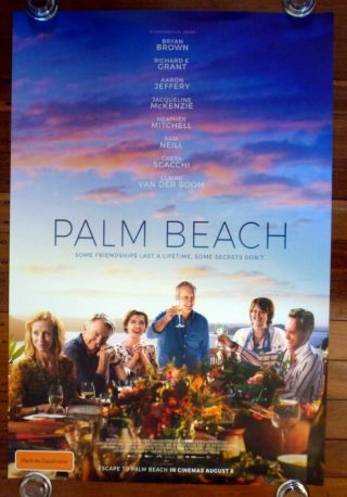 Palm Beach 2019 Australian Advance One Sheet Movie Poster Frances Berry