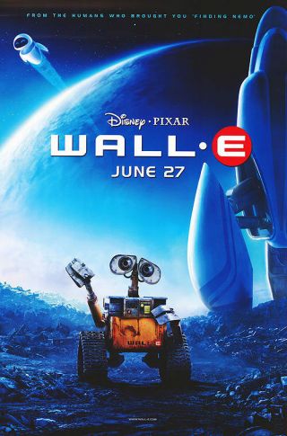 Wall E Ver C Orig Movie Poster Double Sided 27x40