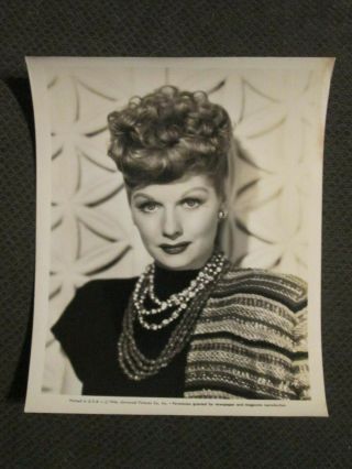 Lucille Ball - Movie Studio Portrait Photo - 1946 -