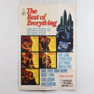 1959 The Best Of Everything One Sheet Movie Poster