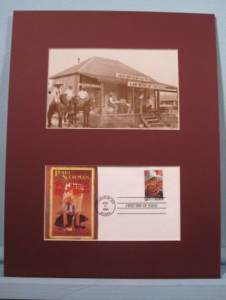 Paul Newman - The Life And Times Of Judge Roy Bean & First Day Cover