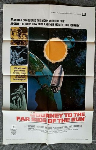 A Journey To The Far Side Of The Sun Movie Poster Sci - Fi Roy Thinnes Lynn Loring