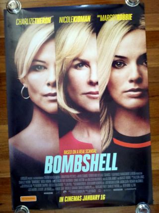 Bombshell 2019 Australian Adv.  One Sheet Movie Poster Charlize Theron