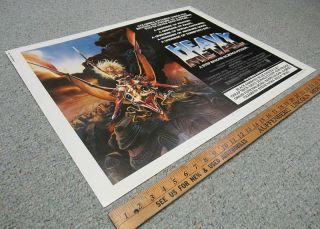 Vintage (1981) Heavy Metal Half - Sheet (22x28) Movie Poster Yz4907