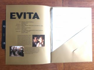 Madonna Evita Press Kit 1996 Photos Notes Color Slides