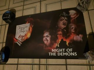 Night Of The Demons - Scream Factory Poster Rare A866