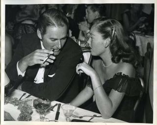 Errol Flynn Iconic Candid With Cigarette Holder 1940 