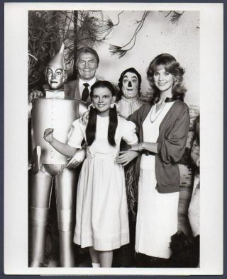 Wax Museum Figures Judy Garland Wizard Of Oz Jack Palance Orig Tv Photo 8x10