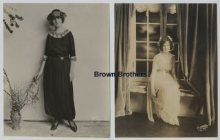 1920s Hollywood Silent Film Star Marjorie Daw Dbw Photos (2) Hartsook & Hoover