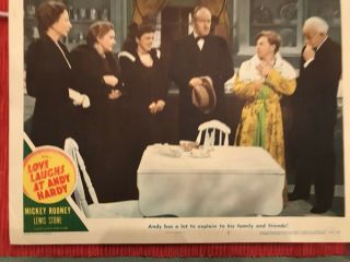 Love Laughs At Andy Hardy 1946 Mgm 11x14 " Comedy Lobby Card Mickey Rooney