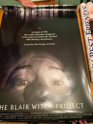 Blair Witch Project 1999 Movie Poster Double Sided,  Near