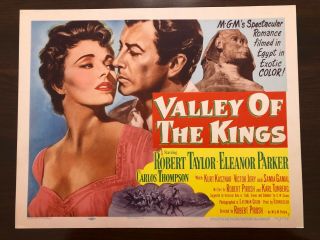 VALLEY OF THE KINGS Complete Set of 8 Lobby Cards 1954 Robert Taylor Very Fine, 3