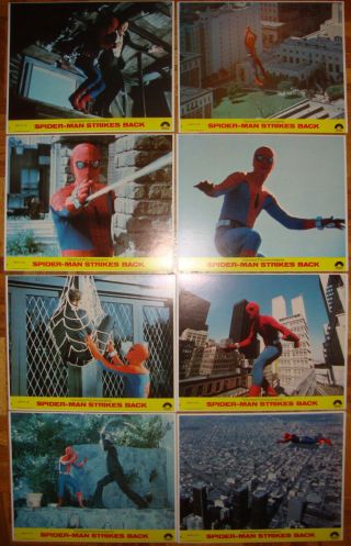 Spider - Man Strikes Back - Ron Satlof - Comics - Sci - Fi - N.  Hammond - Lc Mini Set (8x10)