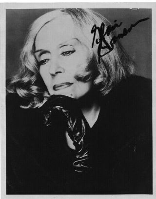 Gloria Swanson Signed 8x10 Photo - Sunset Boulevard - Cecil B Demille