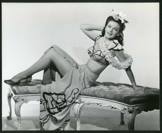 Marguerite Chapman In Leggy Pin - Up Vintage 1941 Photo By Madison Lacy