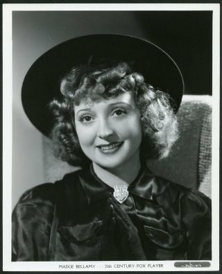 Madge Bellamy In Stylish Glamour Portrait Vtg 1930s Photo By Kornman