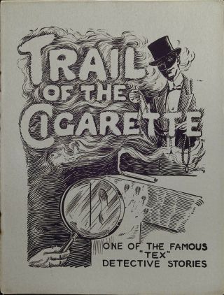 Trail Of The Cigarette British Pressbook 1920 Glen White,  Alexander F.  Frank