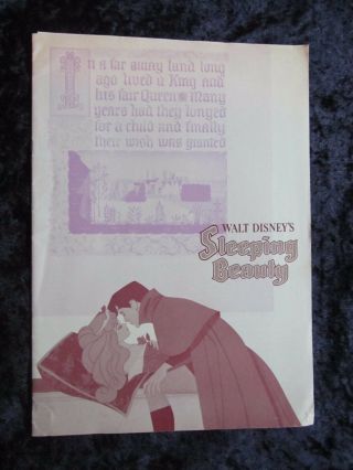 Sleeping Beauty Press Book - Walt Disney