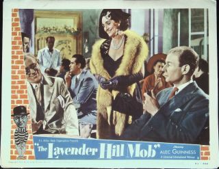 The Lavender Hill Mob Lobby Card 3 1951 Alec Guinness,  Stanley Holloway